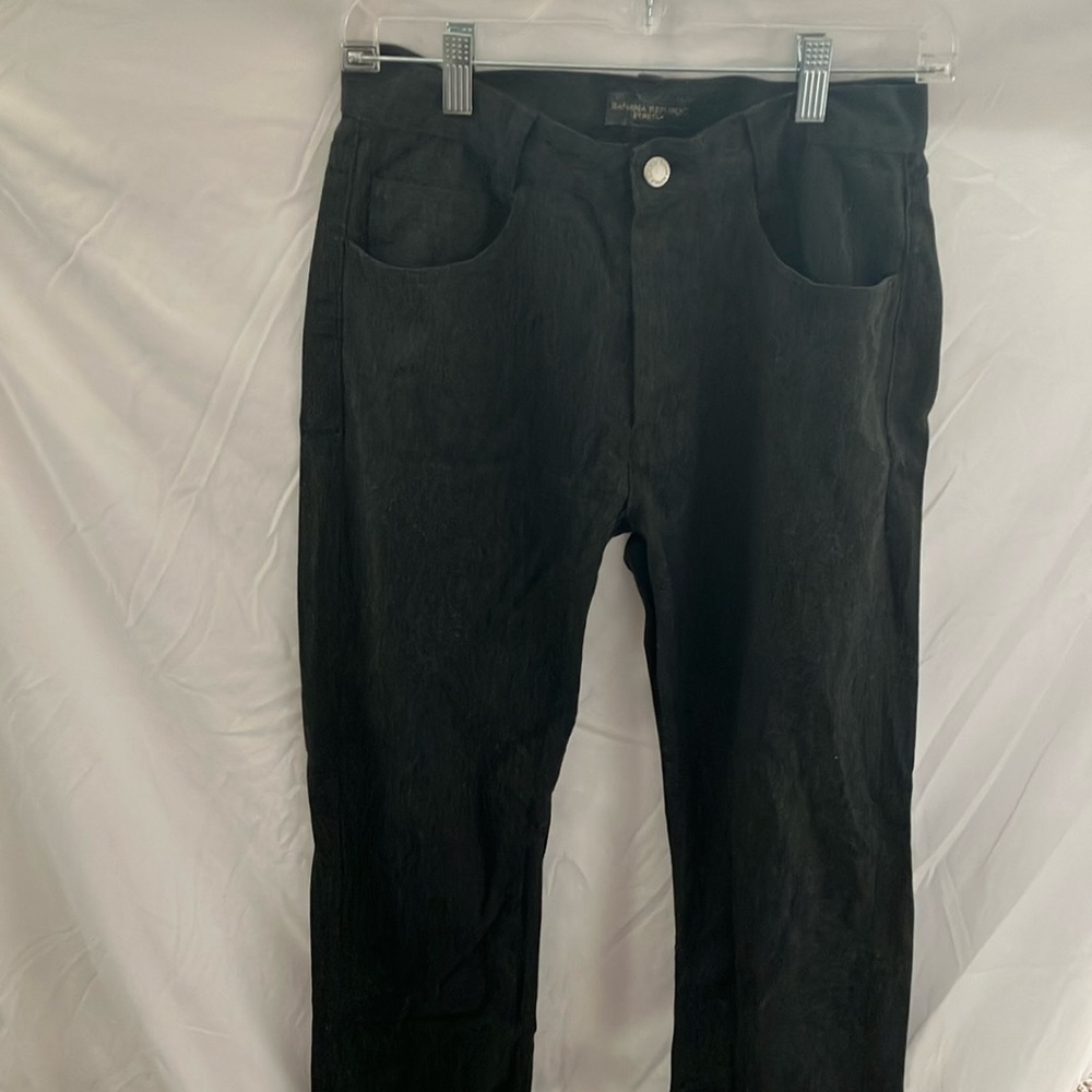 Banana Republic: Charcoal Gray, Cotton Blend, Stretch Pants- Size 29r